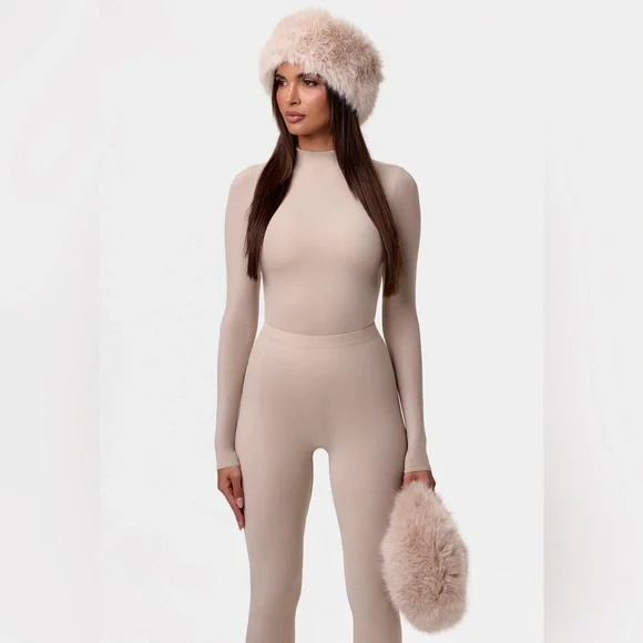 Naked Wardrobe Faux Fur Plush Headband - Picture 5 of 17